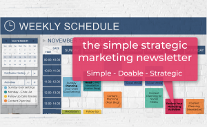 Marketing Calendar - Monday Weekly Nudge