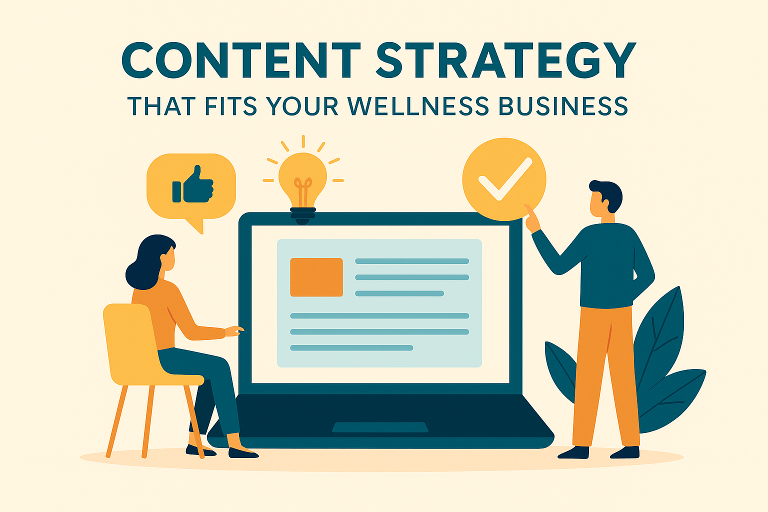 content strategy for the health and wellness business